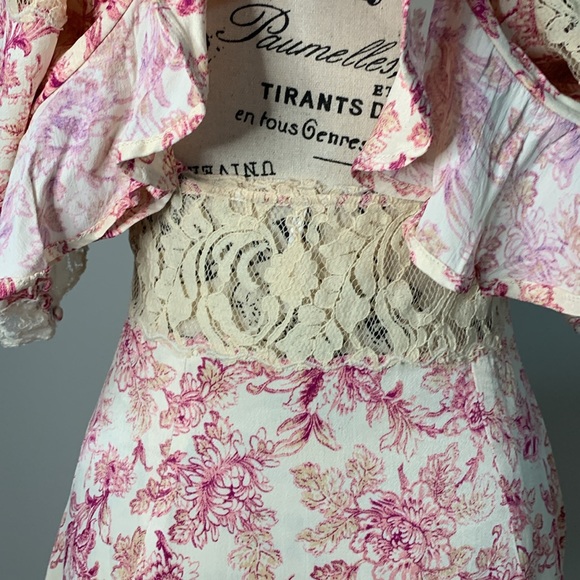 Free people Lucie Mini in Pink Combo Color:Pink Combo NWOT Size:4 - Picture 12 of 16